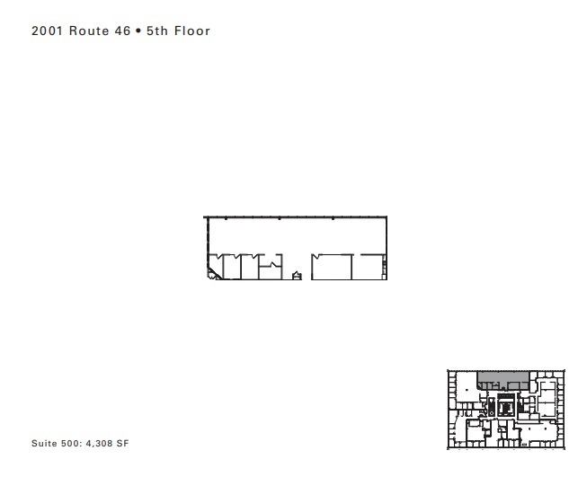 2001 Route 46, Parsippany, NJ for rent Floor Plan- Image 1 of 1