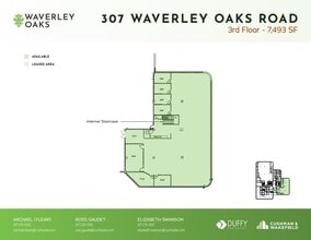 307 Waverley Oaks Rd, Waltham, MA to rent Floor Plan- Image 1 of 4