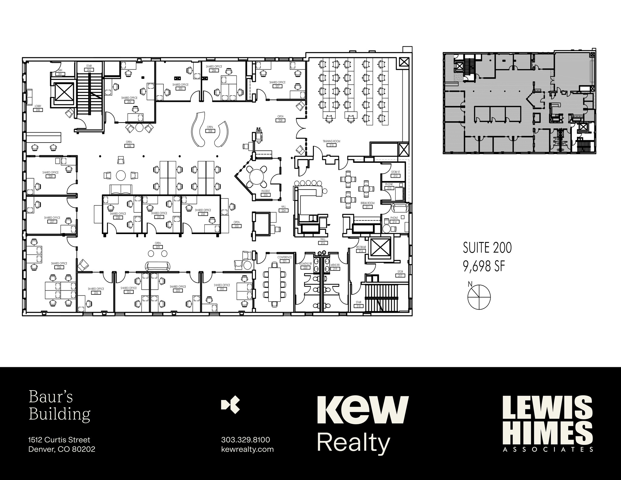 1512-1514 Curtis St, Denver, CO to rent Site Plan- Image 1 of 17