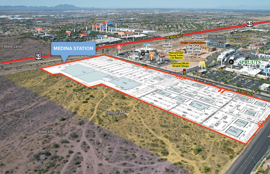 NWC Signal Butte & Us Hwy 60, Mesa, AZ for rent - Building Photo - Image 2 of 6