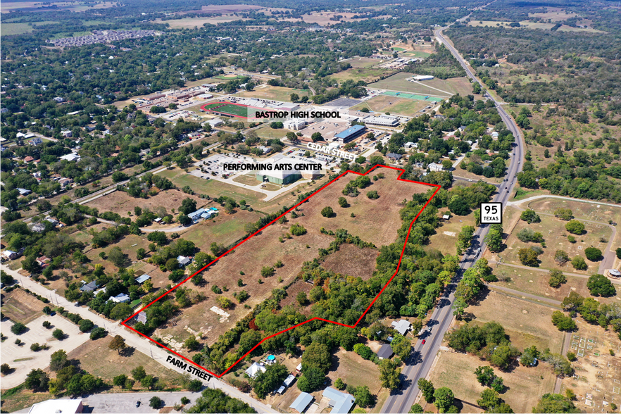 1500 Farm St, Bastrop, TX for sale - Aerial - Image 1 of 1