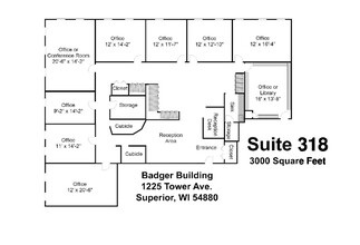 1225 Tower Ave, Superior, WI for rent Floor Plan- Image 1 of 2