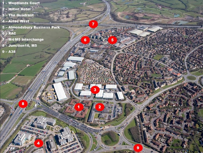 Aztec West Business Park, Almondsbury for rent - Aerial - Image 2 of 3