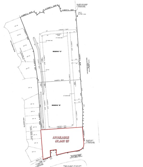 Nwc Of University Blvd, Sugar Land, TX for rent - Plat Map - Image 2 of 5