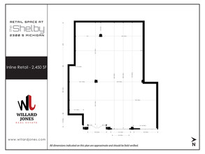 2300 S Michigan Ave, Chicago, IL for rent Floor Plan- Image 1 of 1