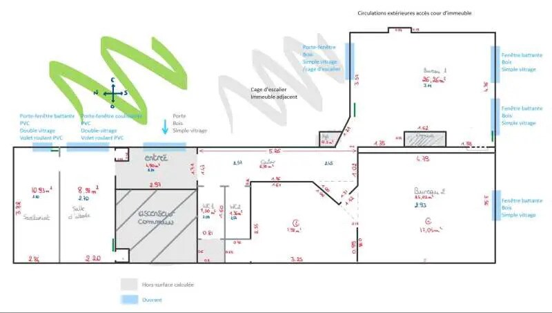 Office in Rouen to rent - Floor Plan - Image 3 of 3