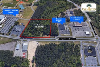 South Irby St, Florence, SC for sale Aerial- Image 1 of 3