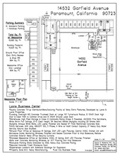 14512-14518 Garfield Ave, Paramount, CA for rent Site Plan- Image 1 of 1