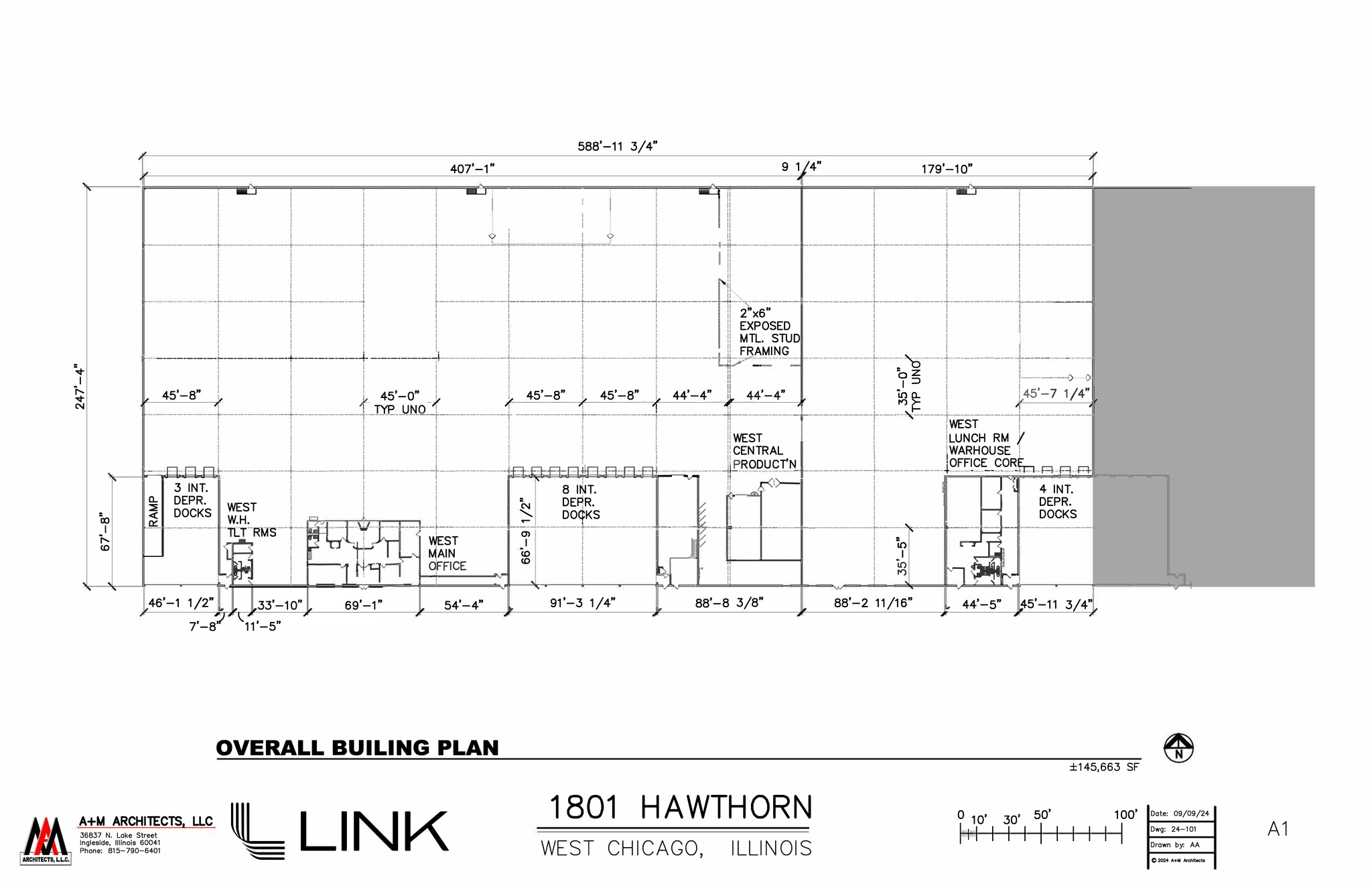 1801 Hawthorne Ln, West Chicago, IL for rent Site Plan- Image 1 of 2