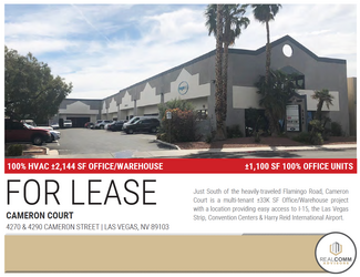 More details for 4290 Cameron St, Las Vegas, NV - Light Industrial, Industrial for Rent