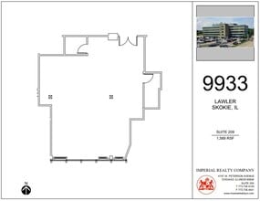 9933 Lawler Ave, Skokie, IL for rent Floor Plan- Image 2 of 3