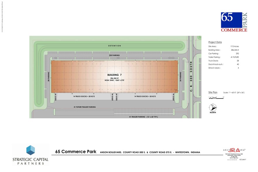 5561 E 500, Whitestown, IN for rent - Site Plan - Image 2 of 2