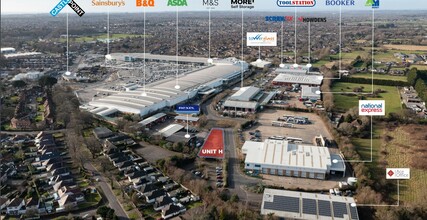 Yeomans Way, Bournemouth, DOR - aerial  map view