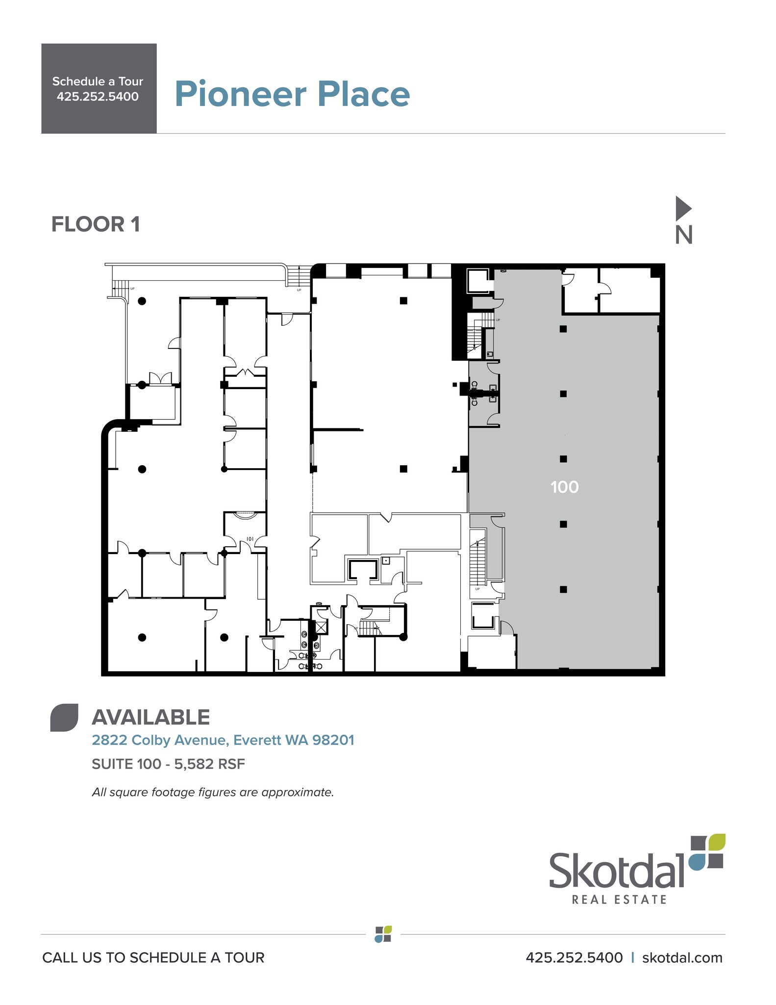 2822 Colby Ave, Everett, WA for rent Site Plan- Image 1 of 1