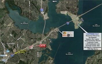 500 E IH 30 Hwy, Garland, TX - AERIAL  map view