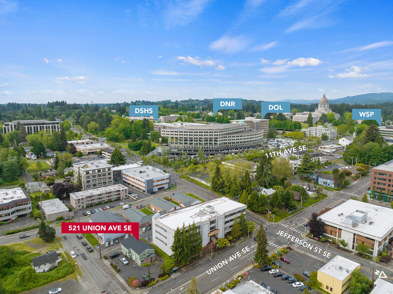 521 Union Ave SE, Olympia, WA for rent - Aerial - Image 1 of 21