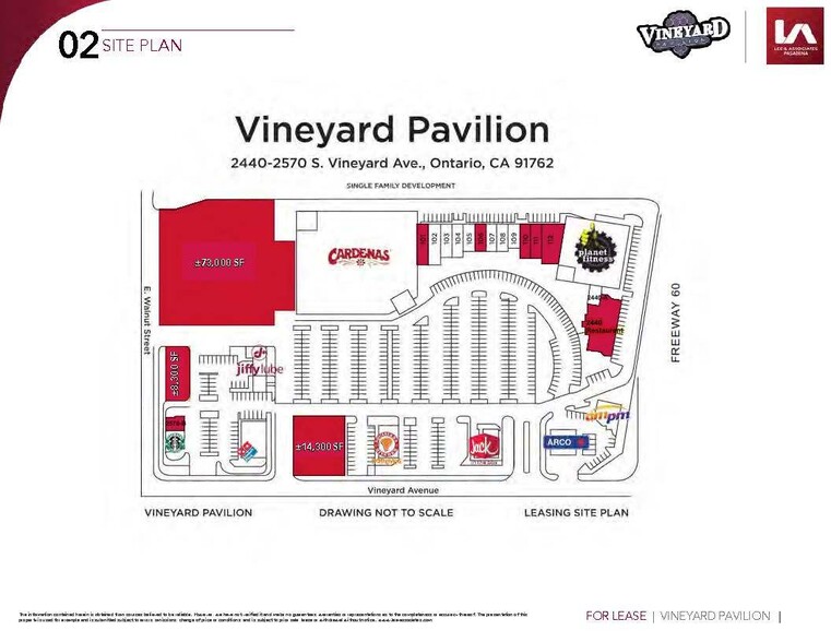 2550 S Vineyard Ave, Ontario, CA for rent - Site Plan - Image 2 of 2