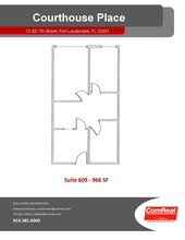 12 SE 7th St, Fort Lauderdale, FL for rent Floor Plan- Image 1 of 1