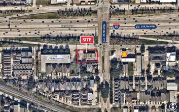 5401 Katy Fwy, Houston, TX - aerial  map view