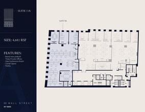 30 Wall St, New York, NY to rent Floor Plan- Image 1 of 8
