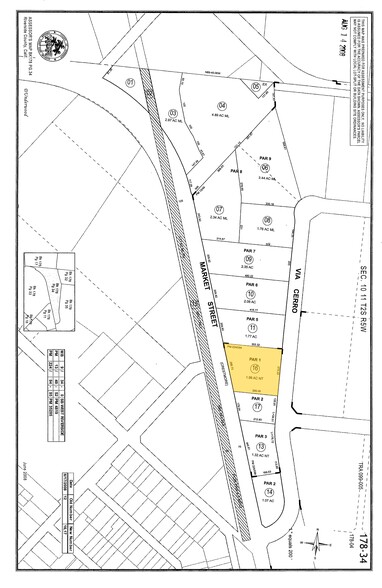 NWC Via Cerro Rd & Fleetwood Dr, Jurupa Valley, CA for sale - Plat Map - Image 2 of 10