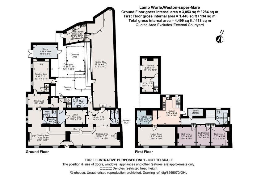 161 High St, Weston Super Mare for sale - Floor Plan - Image 2 of 11