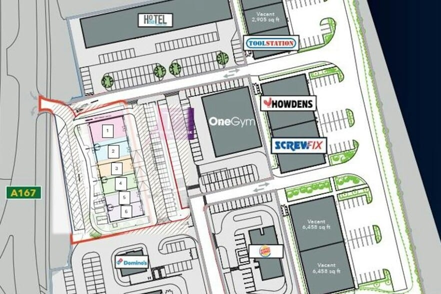 Thinford Ln, Durham to rent - Site Plan - Image 3 of 3