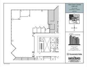 1000-4000 Town Center, Southfield, MI for rent Floor Plan- Image 2 of 2