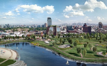 25 Kent Ave, Brooklyn, NY - AERIAL map view