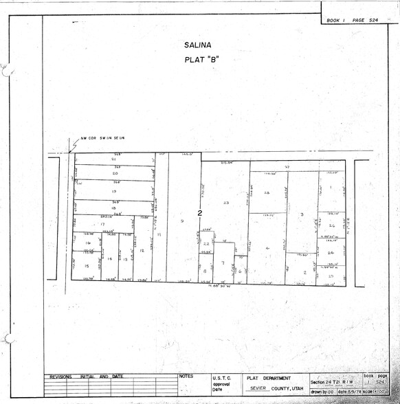 396 N State St, Salina, UT for rent - Plat Map - Image 1 of 1