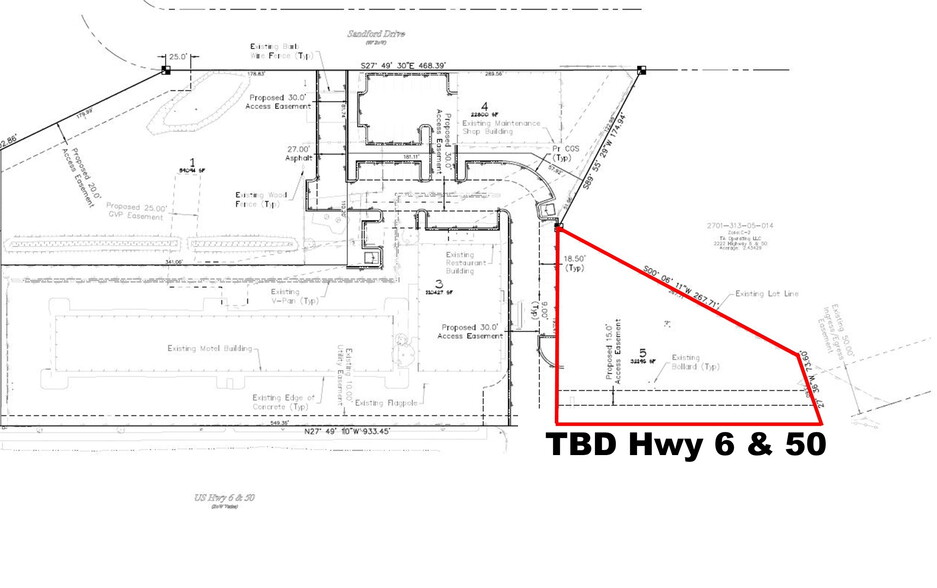 Highway 6 & 50 Lot 5, Grand Junction, CO for rent - Plat Map - Image 1 of 3