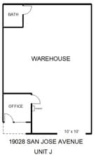 19028 E San Jose Ave, City Of Industry, CA for rent Floor Plan- Image 1 of 1