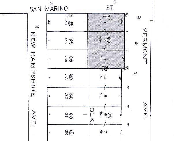 941 S Vermont Ave, Los Angeles, CA for sale - Plat Map - Image 2 of 4