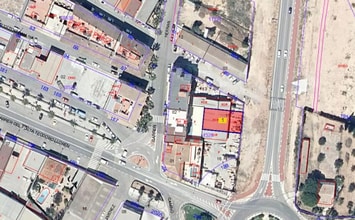 La Pobla de Vallbona, VAL - Aerial  map view