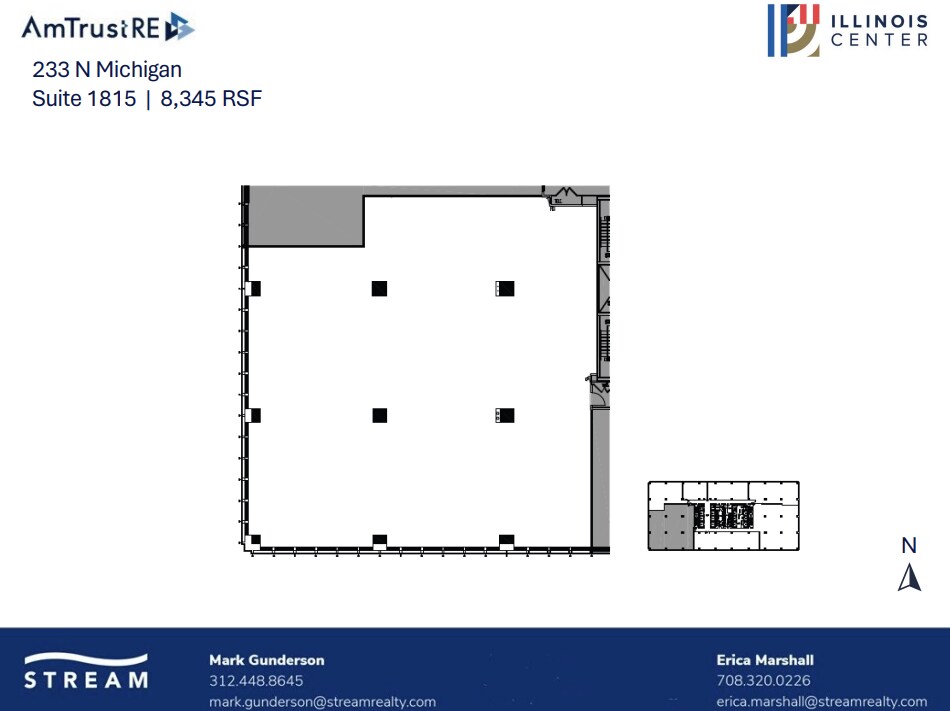 233 N Michigan Ave, Chicago, IL to rent Floor Plan- Image 1 of 1