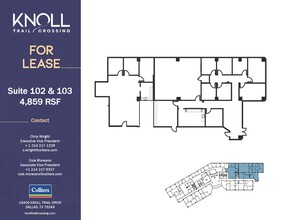 15400 Knoll Trail Dr, Dallas, TX for rent Floor Plan- Image 2 of 2