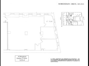 42 Broadway, New York, NY for rent Floor Plan- Image 1 of 1