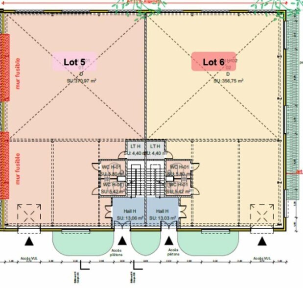 Light Industrial in Gennevilliers to rent - Site Plan - Image 3 of 15
