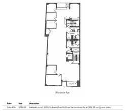 7514 Wisconsin Ave, Bethesda, MD for rent Floor Plan- Image 1 of 1