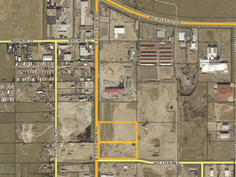 TBD East Fox Farm Rd, Cheyenne, WY for sale - Plat Map - Image 2 of 3