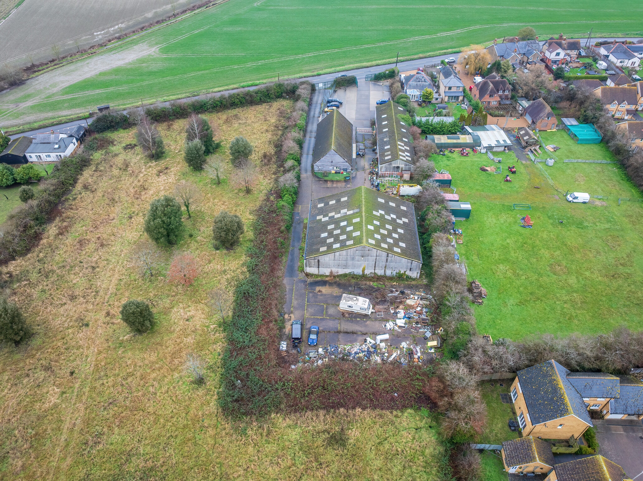 65 Sandwich Rd, Ash for sale Aerial- Image 1 of 4