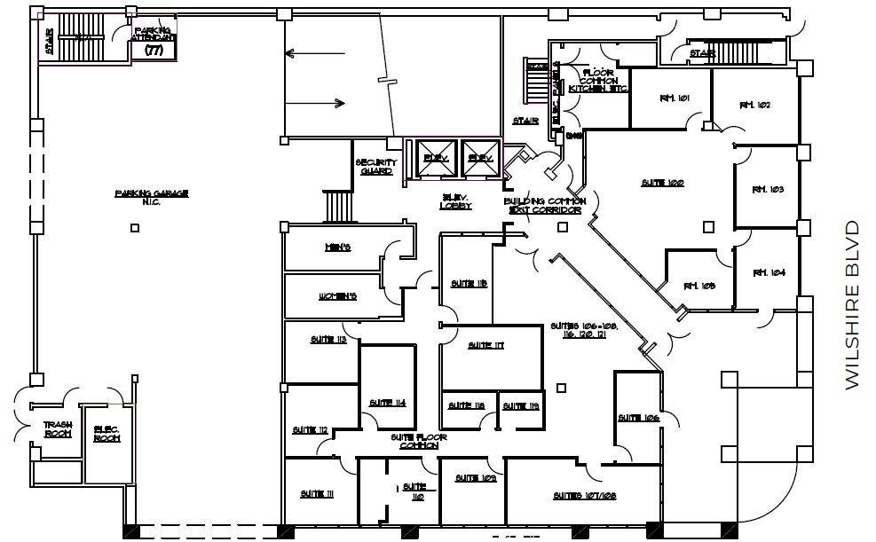 8840 Wilshire Blvd, Beverly Hills, CA for rent Floor Plan- Image 1 of 1