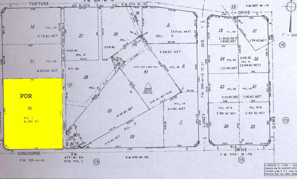 1863-1885 Concourse Dr, San Jose, CA for rent - Plat Map - Image 2 of 19