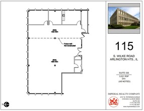 115 S Wilke Rd, Arlington Heights, IL for rent Floor Plan- Image 1 of 5