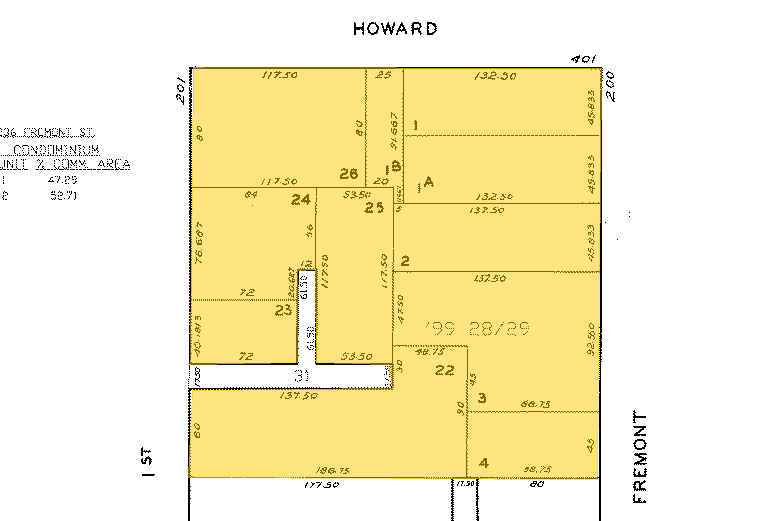 405 Howard St, San Francisco, CA for sale - Plat Map - Image 1 of 1