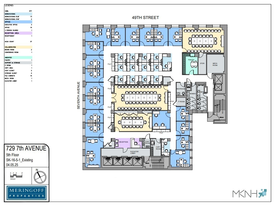 729 Seventh Ave, New York, NY to rent Floor Plan- Image 1 of 1