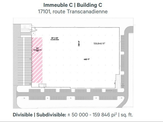 Aut Transcanada, Kirkland, QC to rent Floor Plan- Image 1 of 2