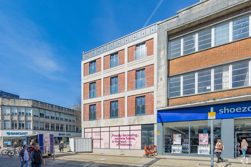 263-265 Oxford St, Swansea to rent - Building Photo - Image 2 of 4