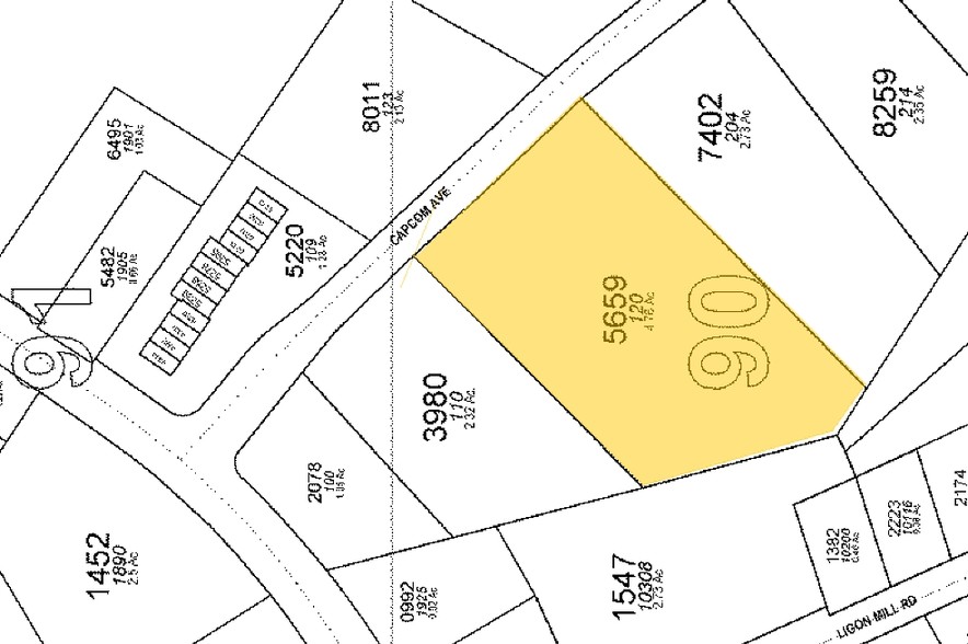 120 Capcom Ave, Wake Forest, NC for sale - Plat Map - Image 2 of 9