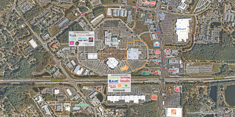 100 Mall Blvd, Brunswick, GA for rent - Building Photo - Image 1 of 2